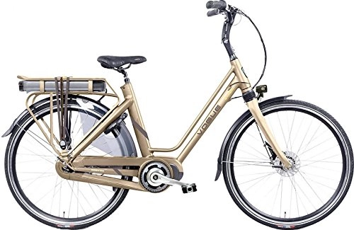 Vélos électriques : Stream 28 pouces 50 cm Femme 8SP Rollerbrakes Marron clair