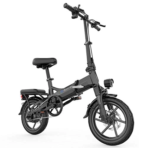 Vélos électriques : Style wei Pliant vélo électrique 14 Pouces vélo électrique / Travail Vélo électrique avec Moteur 400W Peut être Facilement Plié