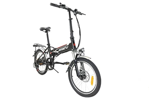 Vélos électriques : Suitcase Vélo électrique pliable 20" 250 W 8 Ah Shimano Vélo pliable Noir