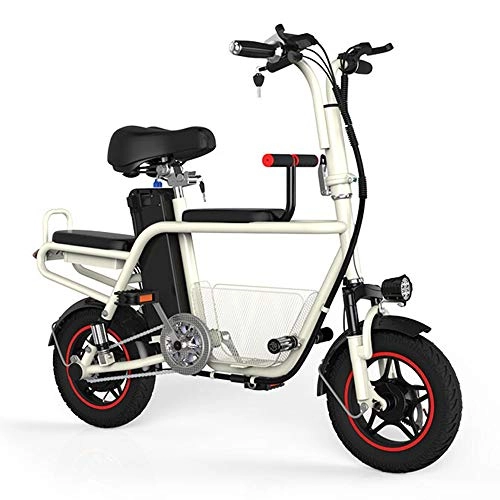 Vélos électriques : T.Y Mini Voiture lectrique Pliant vlo lectrique Lithium Petit Voyage Parent-Child Scooter lectrique 48V