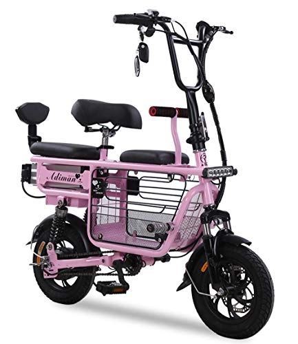 Vélos électriques : T.Y Vlo lectrique Mini Pliant Scooter lectrique au Lithium Deux Roues Scooter Batterie Adulte Vlo lectrique Hommes et Femmes