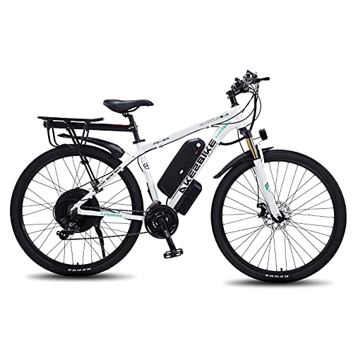 Vélos électriques : TAOCI Vélo électrique pour adulte, VTT en alliage d'aluminium, vélo électrique tout terrain, 29" 48 V 1000 W avec batterie lithium-ion amovible pour le cyclisme, les voyages, les exercices