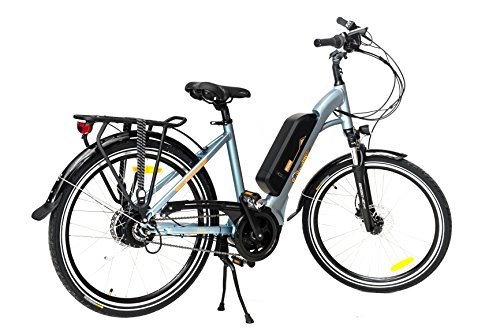 Vélos électriques : Tommybike Tomyurban Vlo lectrique Mixte Adulte, Bleu Anthracite