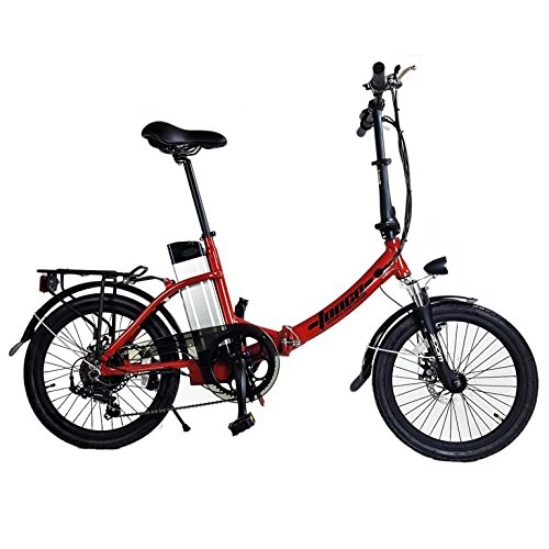 Vélos électriques : tooco Aluminium Vlo lectrique froume 20E-Bike Vlo pliant Vlo pliant Vlo lectrique 20"e bike, Rot
