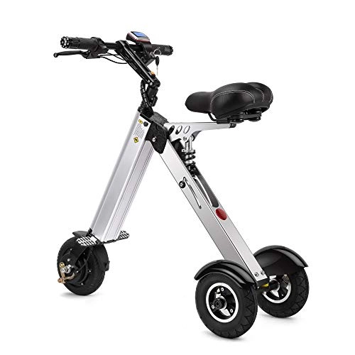 Vélos électriques : TopMate Mini Tricycle de Scooter lectrique ES31 | Interrupteur cl 3 Vitesses | Suspension d'essieu arrire | pour l'assistance la mobilit et Les Voyages