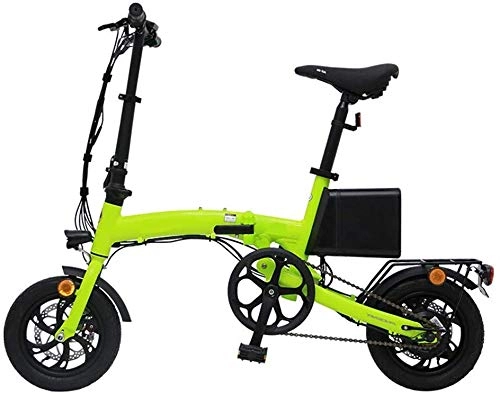Vélos électriques : TTMM Vlos lectriques Batterie de Voiture lectrique Petite Batterie au Lithium Se Pliant Vie de la Batterie 30 Green Green 10.4A Voiture lectrique 30~40KM (Color : Green)