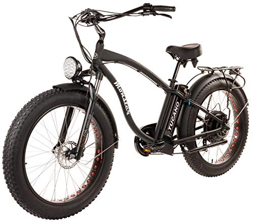 Vélos électriques : Tucano Bikes Monster 26Vélo électrique avec pneus de 26" Noir1000 W42 km / h maximum48 V 12 Ah