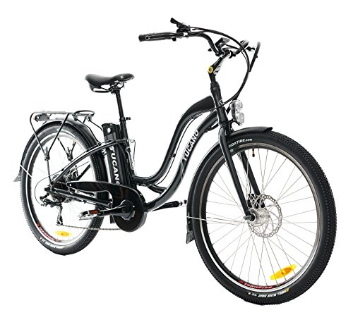Vélos électriques : Tucano Bikes Monster x-road. Vlo lectrique L'Reactive Capteur moteur: 500W-48V vitesse maximale: 24km / h Batterie Samsung: 48V 12Ah Gris anthracite.