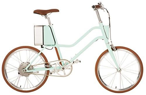 Vélos électriques : Tucano Bikes Uma Open Vlo lectrique avec affichage LCD, 3niveaux d'aide etvitesse maximum 25km / h Vert pomme 200W