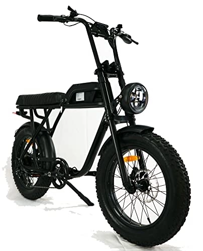 Vélos électriques : Ultiom bikes Vélo électrique Fat Bike Vélo de Ville Assisté 7 Vitesses avec Moteur VTT 250W Dérailleur Shimano