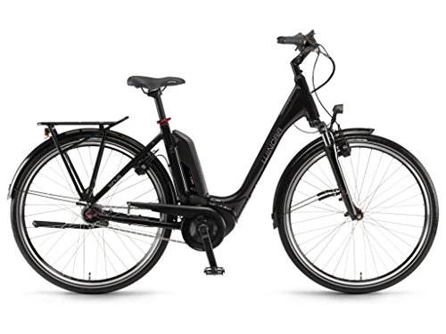 Vélos électriques : Unbekannt Sinus Tria n7 F Eco monotube E-Bike 400 WH électronique City Free de onyxschwarz, onyxschwarz, RH 54 cm