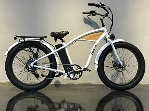 Vélos électriques : Unik ride Vélo électrique Fat Bike Beach Cruiser Homme