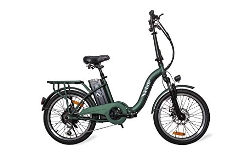 Vélos électriques : Velair Wave Vélo Électrique Adulte Unisexe, Vert