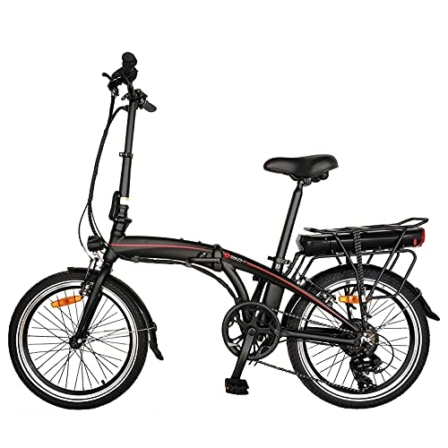 Vélos électriques : Velo Electrique Pliable, 250W électrique Pliable d'assistance à la pédale avec Vélos électriques pour Adolescent et Adultes