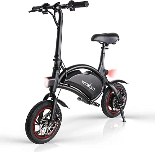 Vélos électriques : Velo Electrique Pliable avec Freins à Double Disque, Trotinette Electrique Adulte Pliable, Scooter Electrique Leger Adulte à Pneus de 12 Pouces