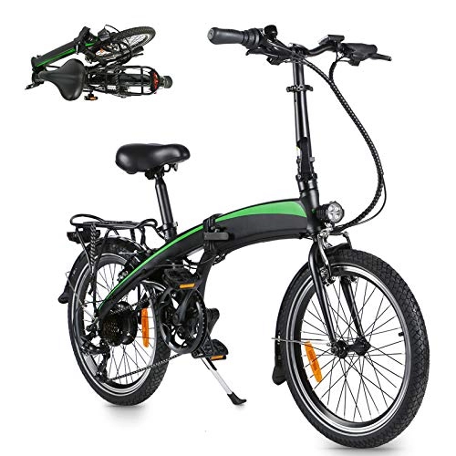 Vélos électriques : Velo Electrique Pliable, Vélos de Route avec Batterie Amovible 36V / 7.5Ah 7 Vitesses Unisexe pour Adulte