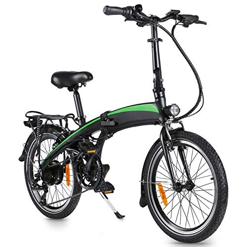 Vélos électriques : Velo Electrique Pliable, Vélos de Route Vec Batterie Amovible 36V / 7.5AH 7 Vitesses Pliable Unisexe pour