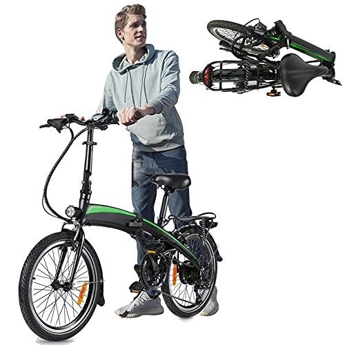 Vélos électriques : Velo Electrique Pliable, Vélos de Ville Trottinette lectrique 20 Pouces 250W 36V 7.5Ah(50-55km) Adultes Cadeaux