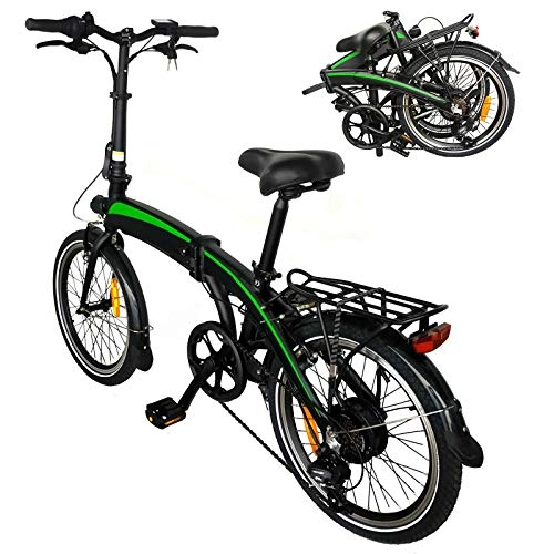 Vélos électriques : Velo Electrique Pliable, Vélos pliants Vec Batterie Amovible 36V / 7.5AH 7 Vitesses Adultes Cadeaux