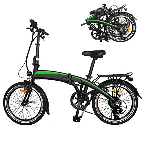 Vélos électriques : Velo Electrique Pliable, Vélos électriques Jusqu' 25km / h Vitesse Rglable 7 E-Bike 250W / 36V Rechargeable Batterie Li-ION Pliable Unisexe pour