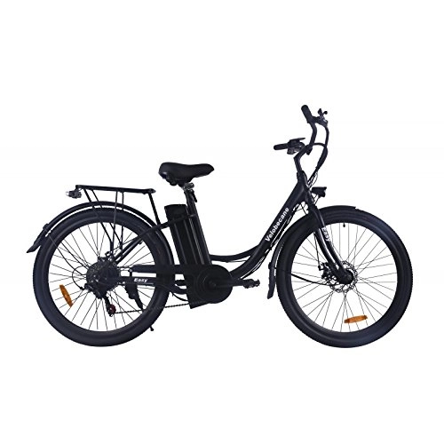 Vélos électriques : Velobecane Easy Noir - Vlo lectrique Mixte Adulte, Noir