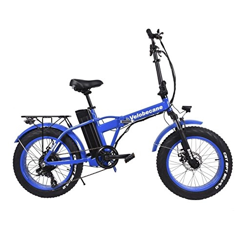 Vélos électriques : Velobecane Snow Bleu - Vlo lectrique Mixte Adulte, Bleu