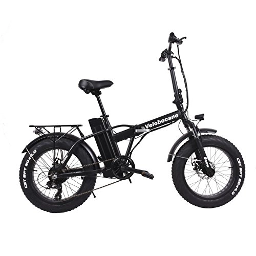 Vélos électriques : Velobecane Snow Noir - Vlo lectrique Mixte Adulte, Noir