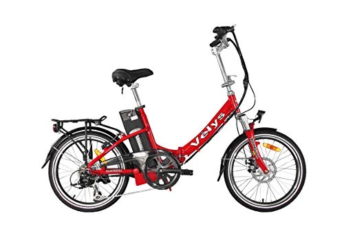 Vélos électriques : velys Velo Electrique Pliant Premium 37 V 16, 3 Ah Roues DE 20 Pouces - Rouge