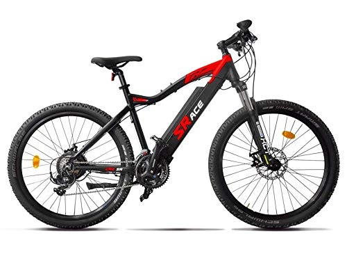 Vélos électriques : VG BIKES CRZ VTT électrique 27.5’- S-Race (Semi-intégré) 13Ah Noir / Rouge