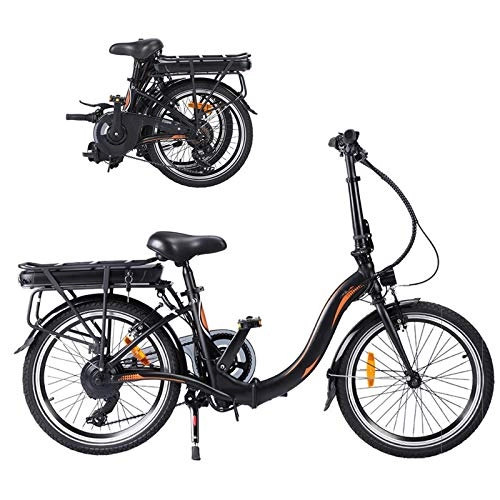 Vélos électriques : Vlo lectrique Pliable, 20' VTT lectrique 250W Vlo lectrique Adulte Vélos de Ville Pliable Unisexe pour