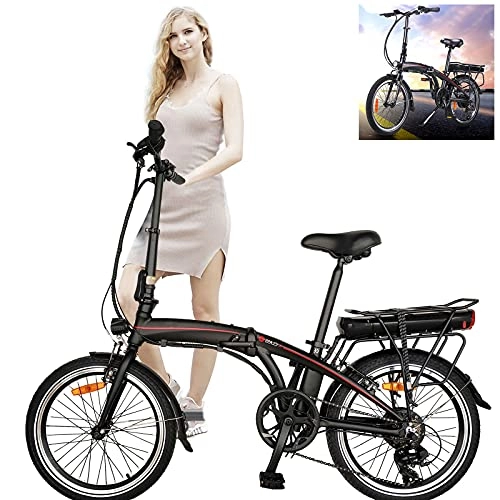 Vélos électriques : Vlo lectrique Pliable, 20' VTT lectrique 250W Vlo lectrique Adulte Vélos pliants Pliable Unisexe pour