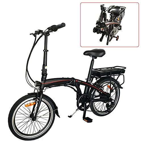 Vélos électriques : Vlo lectrique Pliable, 20' VTT lectrique 250W Vlo lectrique Adulte Vélos électriques pour Adolescent et Adultes