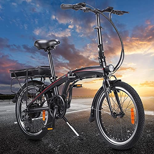 Vélos électriques : Vlo lectrique Pliable, Vec Batterie Amovible 36V / 10AH 7 Vitesses Vélos de Route Pliable Unisexe pour