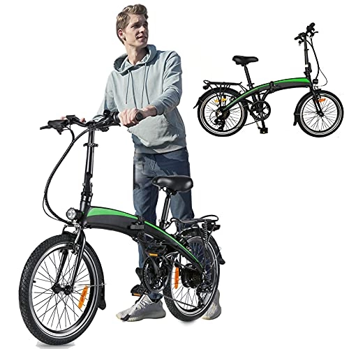 Vélos électriques : Vlo lectrique Pliable, Vélos de Route 20' 36V 250W 7.5Ah Amovible au Lithium-ION Pliable Unisexe pour