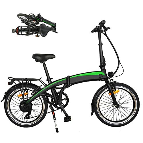 Vélos électriques : Vlo lectrique Pliable, Vélos de Route Trottinette lectrique 20 Pouces 250W 36V 7.5Ah(50-55km) Unisexe pour Adulte