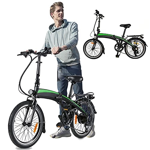 Vélos électriques : Vlo lectrique Pliable, Vélos de Route Vec Batterie Amovible 36V / 7.5AH 7 Vitesses Pliable Unisexe pour
