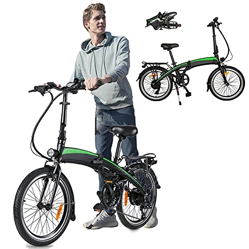 Vélos électriques : Vlo lectrique Pliable, Vélos de Ville avec Batterie Amovible 36V / 7.5Ah 7 Vitesses Adultes Cadeaux