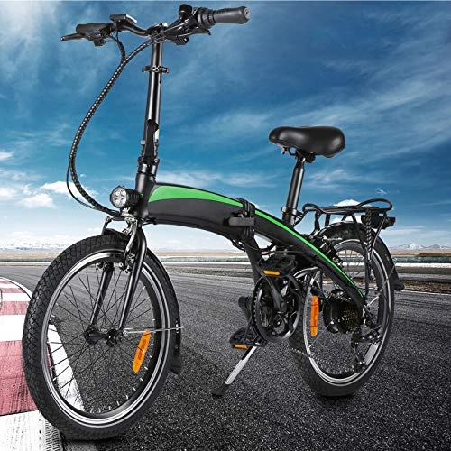 Vélos électriques : Vlo lectrique Pliable, Vélos pliants avec Batterie Amovible 36V / 7.5Ah 7 Vitesses Adultes Cadeaux