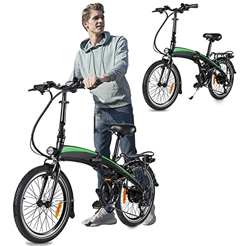 Vélos électriques : Vlo lectrique Pliable, Vélos électriques avec Batterie Amovible 36V / 7.5Ah 7 Vitesses pour Adolescent et Adultes