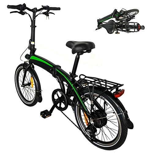 Vélos électriques : Vlo lectrique Pliable, Vélos électriques Jusqu' 25km / h Vitesse Rglable 7 E-Bike 250W / 36V Rechargeable Batterie Li-ION Adultes Cadeaux