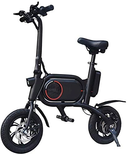 Vélos électriques : Vlo lectrique Pliant pour Adulte, Mini Scooter lectrique De Vlo lectrique E-Bike Lger, avec Phares Del Et Tmoin Lumineux