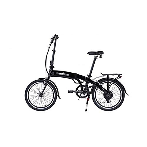 Vélos électriques : Vlo lectrique SKATEFLASH E-Bike Pro Pliable (Noir)