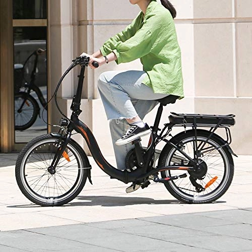 Vélos électriques : Vlo pliants Sport Alliage, 250W électrique Pliable d'assistance à la pédale avec Vélos électriques Unisexe pour Adulte