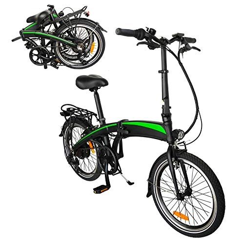 Vélos électriques : Vlo pliants Sport Alliage, Vélos de Ville 250W électrique Pliable d'assistance à la pédale avec pour Adolescent et Adultes