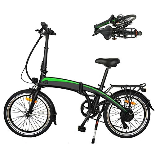 Vélos électriques : Vlo pliants Sport Alliage, Vélos pliants Trottinette lectrique 20 Pouces 250W 36V 7.5Ah(50-55km) Adultes Cadeaux