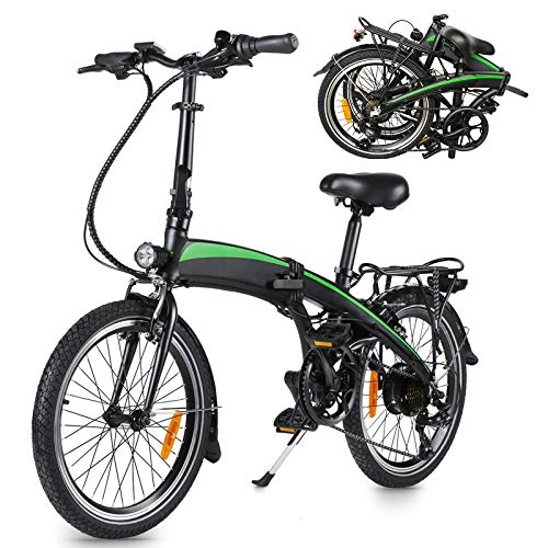Vélos électriques : Vlo pliants Sport Alliage, Vélos électriques 20' 36V 250W 7.5Ah Amovible au Lithium-ION Pliable Unisexe pour