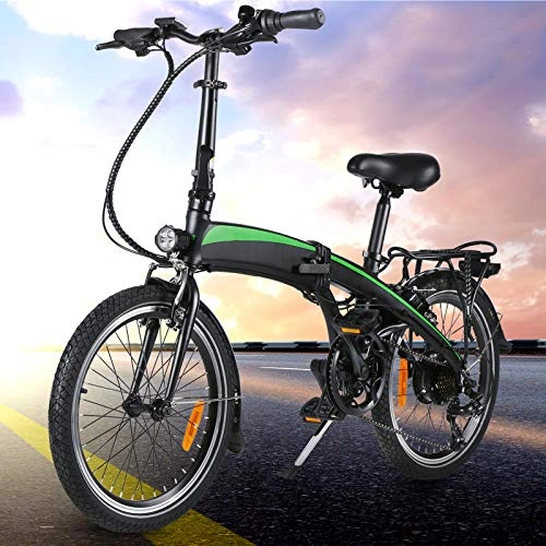 Vélos électriques : Vlo pliants Sport Alliage, Vélos électriques 20' VTT lectrique 250W Vlo lectrique Adulte Pliable Unisexe pour