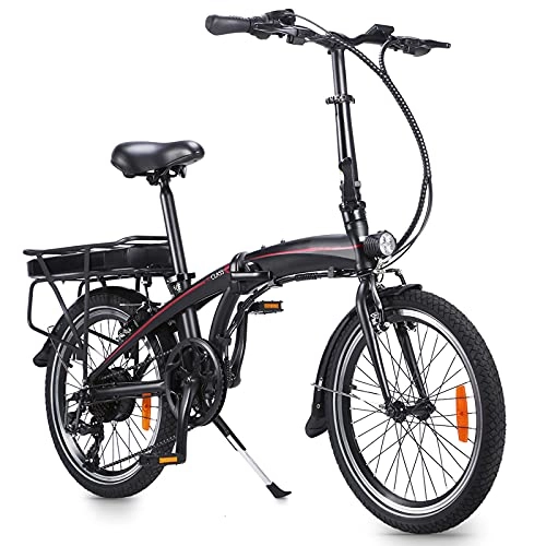 Vélos électriques : Vlo pliants électriques, avec Batterie Amovible 36V / 10Ah 7 Vitesses Vélos électriques pour Adolescent et Adultes