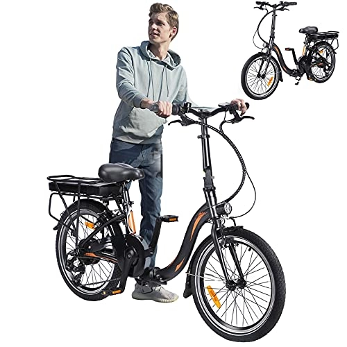 Vélos électriques : Vlo pliants électriques, Vec Batterie Amovible 36V / 10AH 7 Vitesses Vélos de Route Unisexe pour Adulte