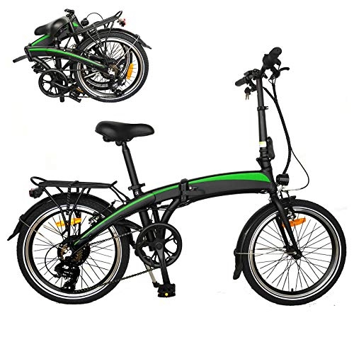 Vélos électriques : Vlo pliants électriques, Vélos de Route avec Batterie Amovible 36V / 7.5Ah 7 Vitesses Pliable Unisexe pour
